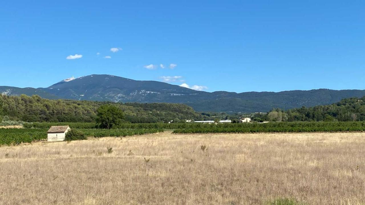 Villa Spacieuse Avec Terrasse Et Vue Mont Ventoux Entrechaux Экстерьер фото